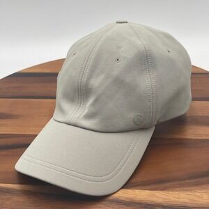 Lululemon Women's Adjustable Ball Cap Hat Lightweight Training Running Tan‎